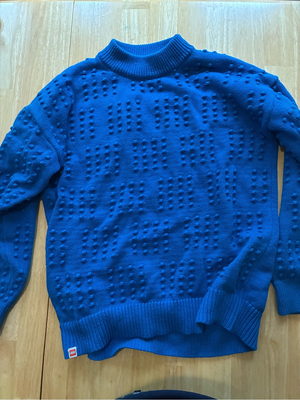 Lego Royal Blue Textured Crewneck Sweater